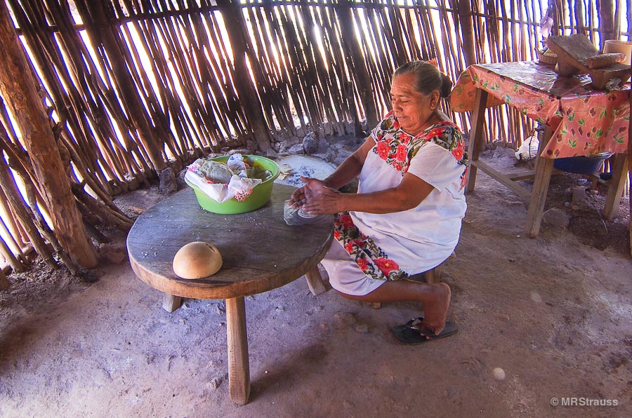 Traditional tortilla making